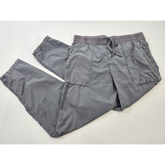 Standard James Perse Gray Stretch Tie Waist Khaki Utility Pants Women's 3 EUC - Picture 1 of 7